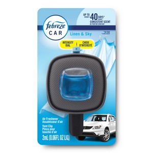 Febreze® CAR™ Vent Clip - Standard; Linen & Sky scent - Image 2