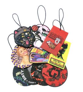 4" Die Cut Shape Custom Full Color Printed Air Freshener w/Fresh Orange Scent HV