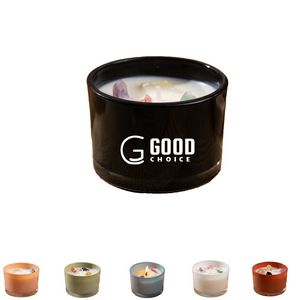 Scented Candles W/ Colored Glasses