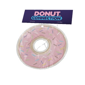 IMPORT 4" x 4" Custom Shaped Air Freshener with Header Card