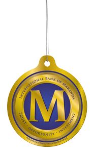 Paper Air Freshener Tag - Circle (3"x 3.41")