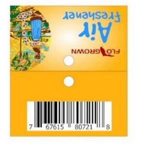 Die Cut Full Color Air Freshener with Prepackaged Custom Card Stock - Image 3