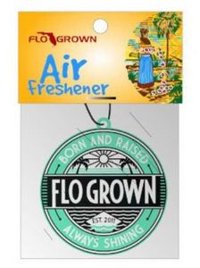 Die Cut Full Color Air Freshener with Prepackaged Custom Card Stock