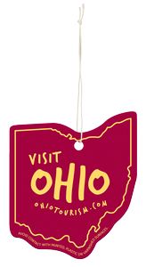 Paper Air Freshener - Ohio (Outline)