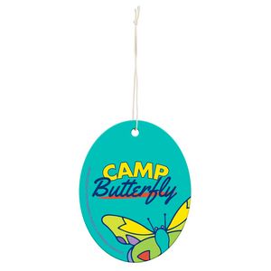 Paper Air Freshener Tag - Oval (2.75" x 3.5")