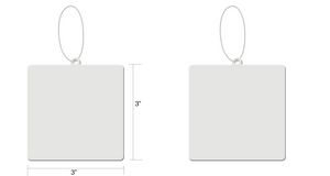 Rounded Square Shaped Hanging Air Freshener - Image 2