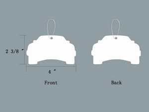 Car Silhouette Shaped Air Freshener - Image 2