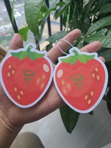 Custom Strawberry Shaped Air Freshener