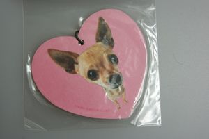 Heart Shape Air Freshener w/A String