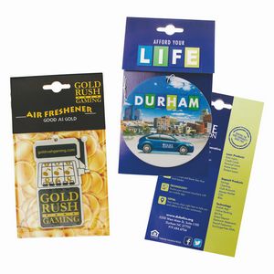 Custom Shape Paper Air Fresheners w/Full Color Packaging - Image 10