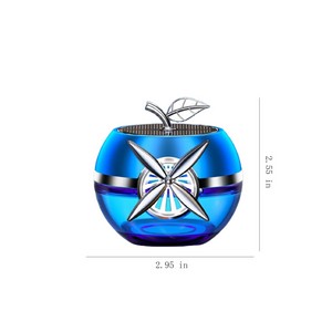 Apple-Shaped Solar Car Air Freshener - Image 3