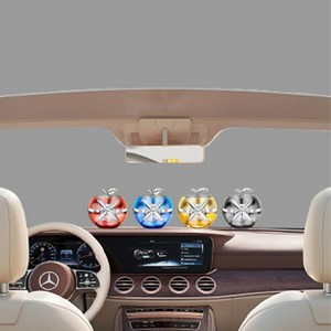 Apple-Shaped Solar Car Air Freshener - Image 4