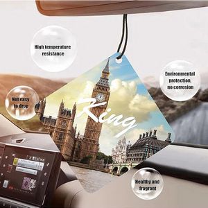 Custom Shape Paper Hanging Car Air Freshener - Image 5
