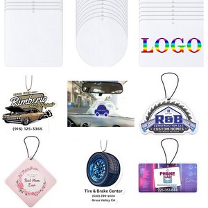 Custom Shape Perfume Car Air Freshener-Full Color