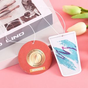 Custom Size/Shape Full Color Paper Air Freshener Up To 10 Sq Inches - Image 2