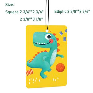 3'' Custom Shaped Scented Paper Car Air Fresheners