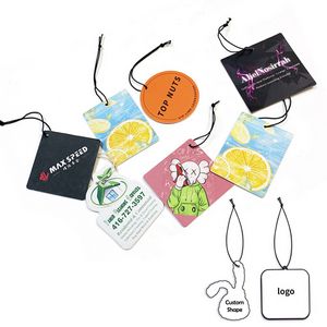 Custom-Shaped Car Air Freshener Paper