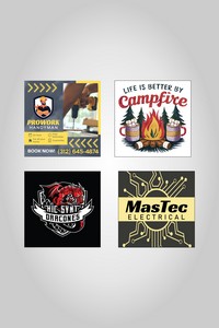 3" x 3" Vinyl Stickers