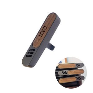 3" Aluminum Alloy Metal & Wood Car Air Freshener Vent Clip
