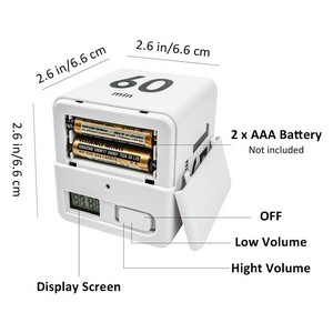 Flip Cube Timer Productivity And Time Management Tool - Image 3