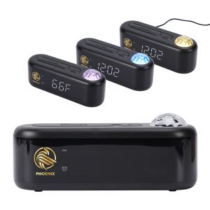 Ambiance Digital Alarm Clock with Ocean & Aurora Ceiling Projection