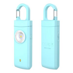 Portable LED Safety Alarm 130dB Panic Sound Type C Charging - Image 3