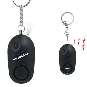 Elegant Safety Alarm Keychain With LED Light And 120DB Panic Sound