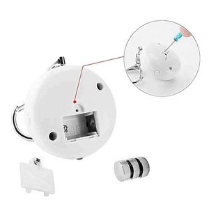 Round Safety Alarm Keychain With LED Light And 120DB Panic Sound - Image 5