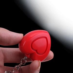 Heart Safety Alarm Keychain With LED Light And 120DB Panic Sound - Image 2