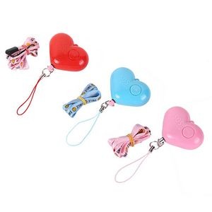 Lanyard Heart Safety Alarm Keychain With LED Light And 120DB Panic Sound - Image 2