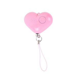Lanyard Heart Safety Alarm Keychain With LED Light And 120DB Panic Sound - Image 4