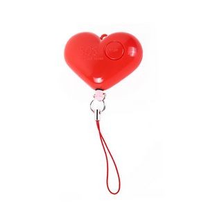 Lanyard Heart Safety Alarm Keychain With LED Light And 120DB Panic Sound - Image 6