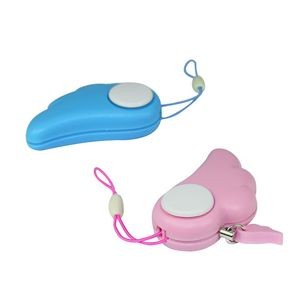 Wings Shaped Safety Alarm Keychain With LED Light And 120DB Panic Sound - Image 3
