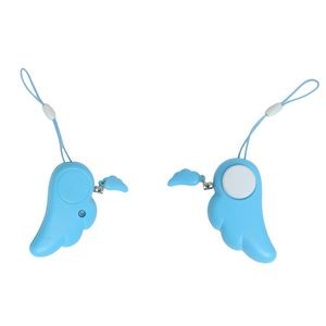 Wings Shaped Safety Alarm Keychain With LED Light And 120DB Panic Sound - Image 4