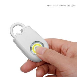 Self Defense Carabiner Safety Alarm With Flashlight 120DB Sound Activation - Image 3