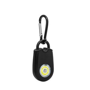 Self Defense Carabiner Safety Alarm With Flashlight 120DB Sound Activation - Image 8