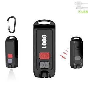Compact Bar Shaped Personal Alarm 120DB Loud Sound With Flashlight