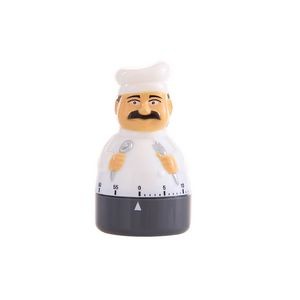 Chef Figure Mechanical Countdown Clock Timer Alarm - Image 2