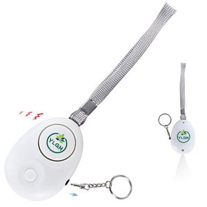 Egg Shaped Safety Alarm With Flashlight