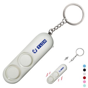 Bar Shaped Safety Alarm With Key Ring