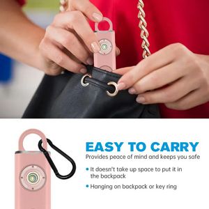 Rechargeable Safety Alarm Keychain with Strobe Light - Image 6