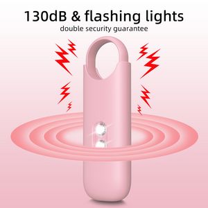 130dB Self Defense Alarm Keychain Emergency LED Flashlight - Image 3